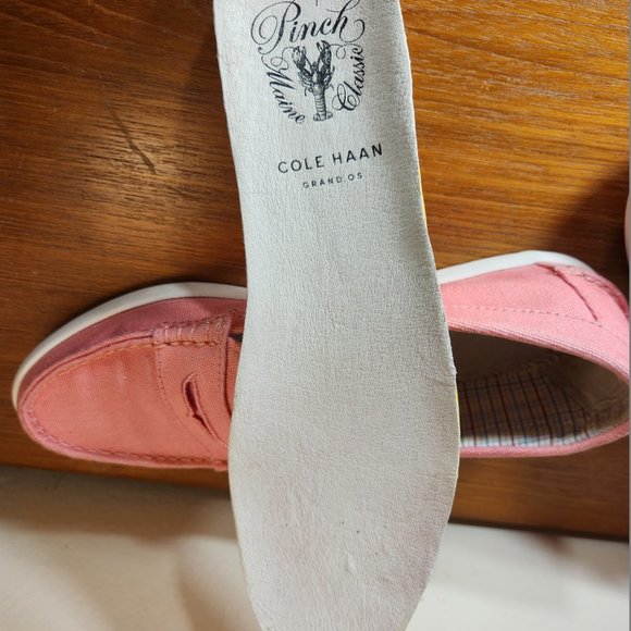 Cole Hann Women`s Grand OS Pink Penny Loafers (8.5) - Picture 10 of 12
